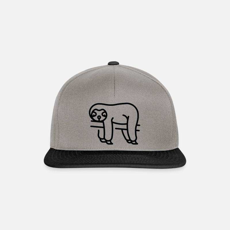 indolence - Casquette snapback - gris graphite/noir