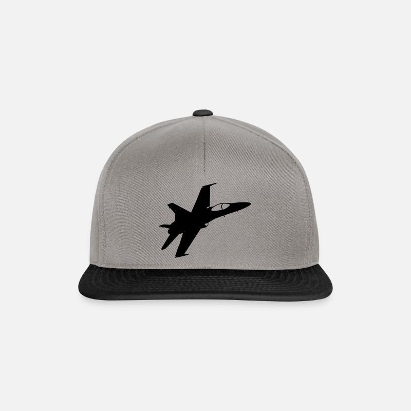 Plane - Snapback Cap - graphite/black