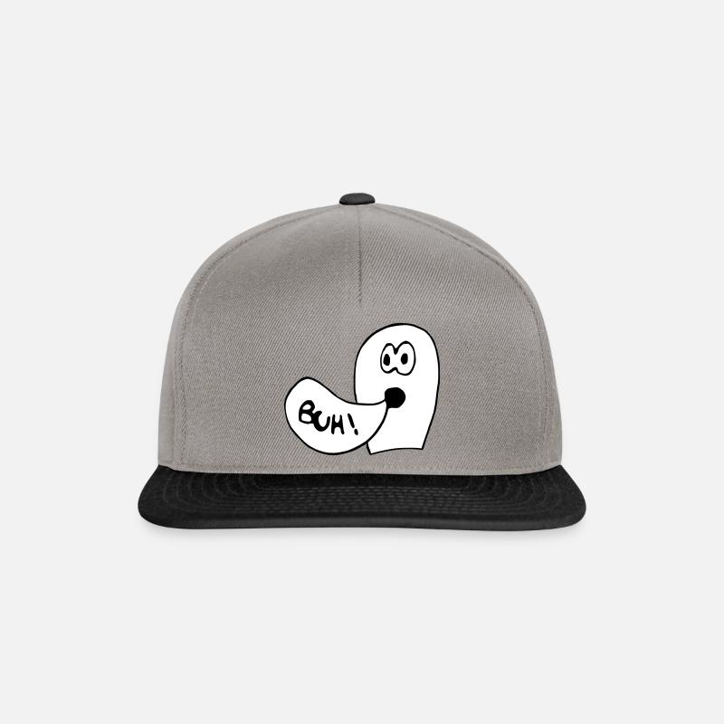 Geist Buh! - Snapback Cap - Graphit/Schwarz