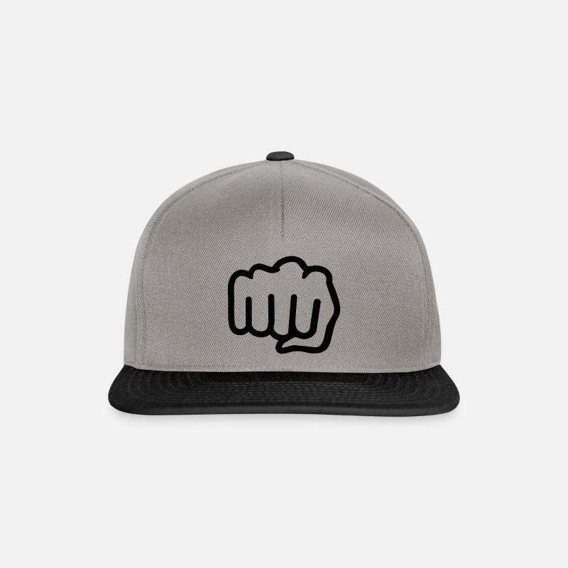 Faust - Snapback Cap - Graphit/Schwarz