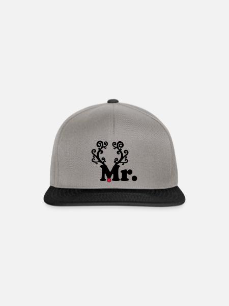 Mr Weihnachten - Snapback Cap - Graphit/Schwarz