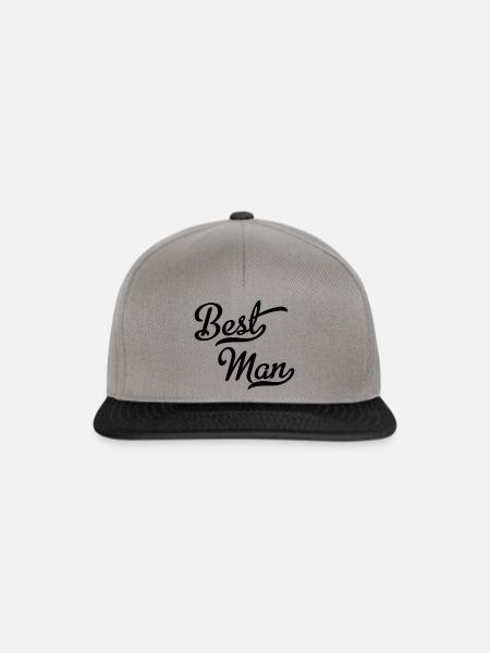 Trauzeuge - Snapback Cap - Graphit/Schwarz