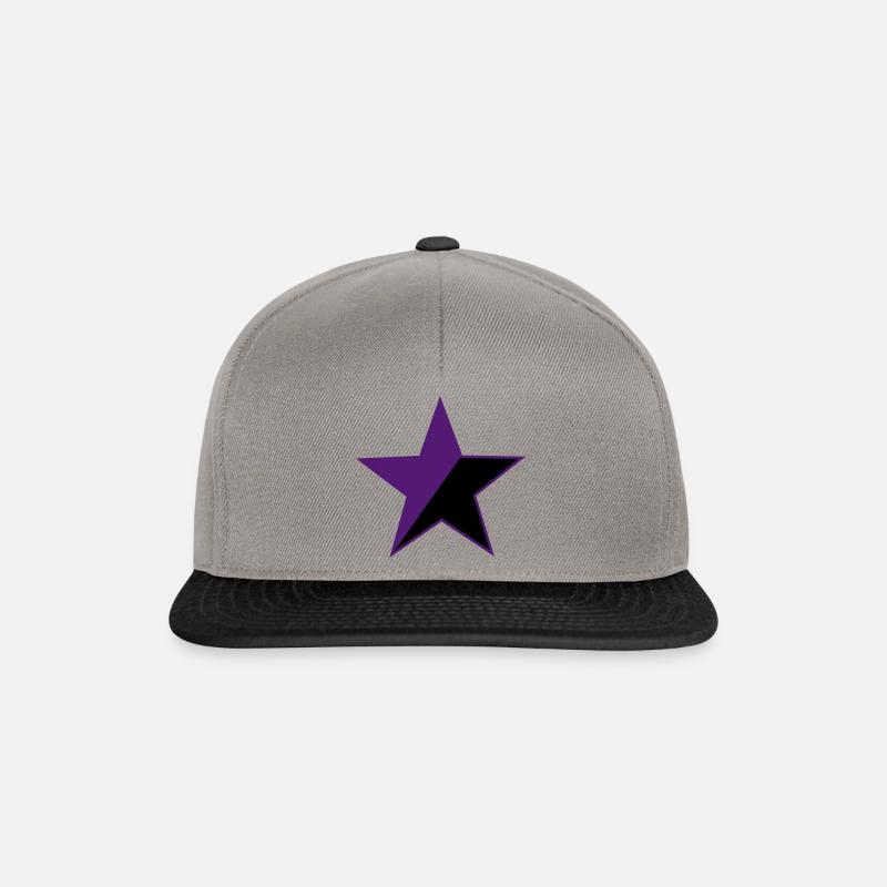 Star F_Antifa - Snapback Cap - graphite/black