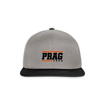 prague crew - Snapback Cap - graphite/black - Front