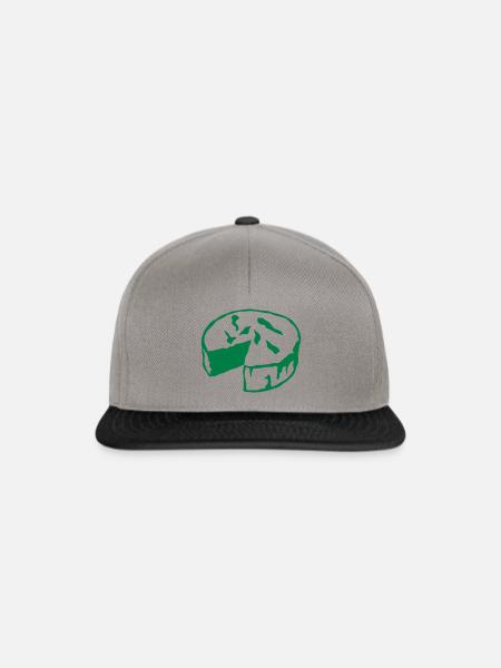 camembert fromage 1 - Casquette snapback - gris graphite/noir