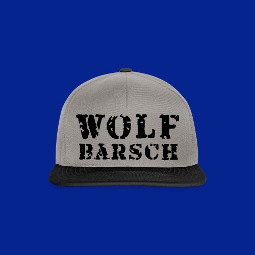 wolf_barsch_logo_122015_b_2c - Snapback Cap