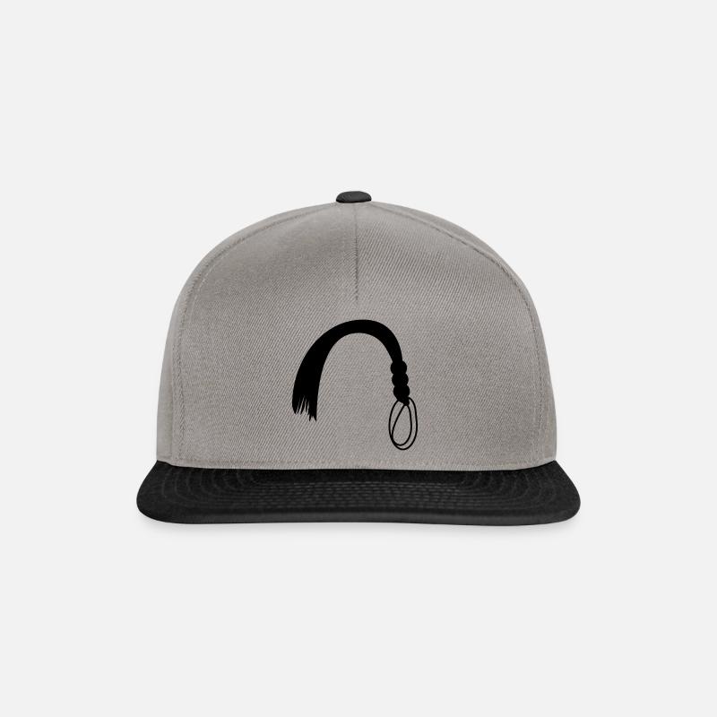 SM Peitsche - Snapback Cap - Graphit/Schwarz