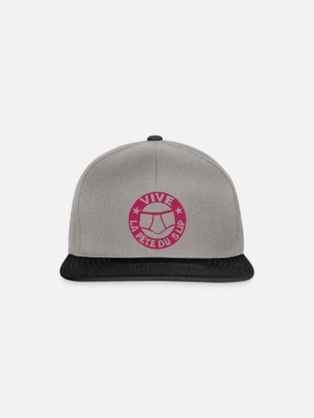 Party Slip Logo 1 - Snapback Cap - Graphit/Schwarz