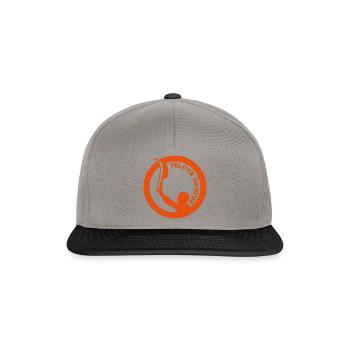 pelote basque logo tampon 1 - Casquette snapback - gris graphite/noir - Devant