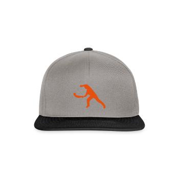 Basque pelota silhouette 2 - Snapback Cap - graphite/black - Front
