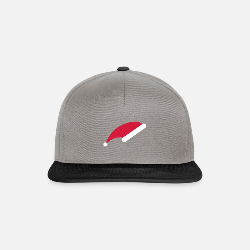 Bonnet de Noel Bommel Santa Claus - Casquette snapback - gris graphite/noir