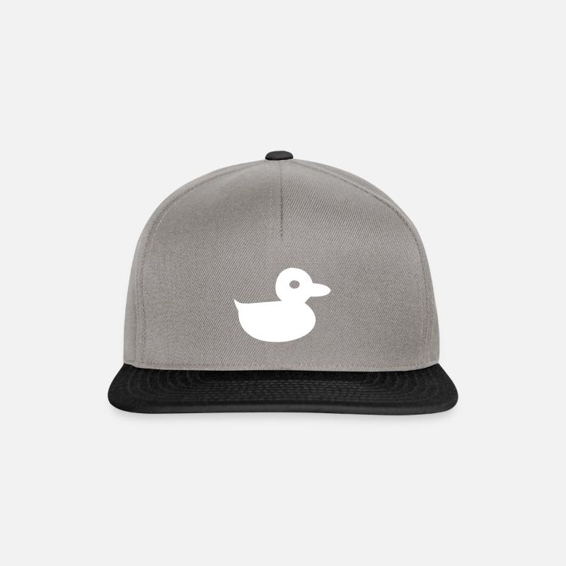 Cute duck - Snapback Cap - graphite/black