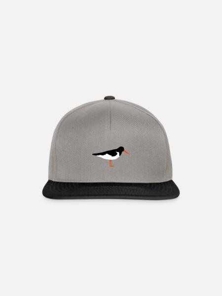 Austernfischer - Snapback Cap - Graphit/Schwarz