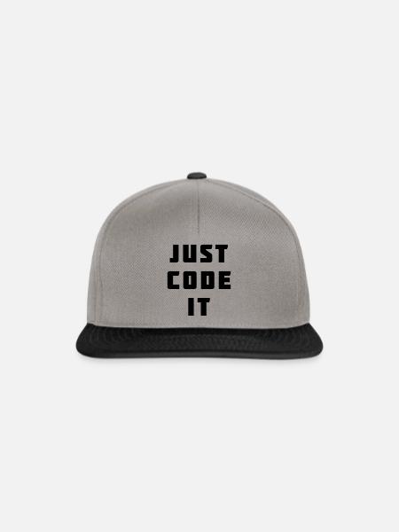 Codiere es einfach - Snapback Cap - Graphit/Schwarz