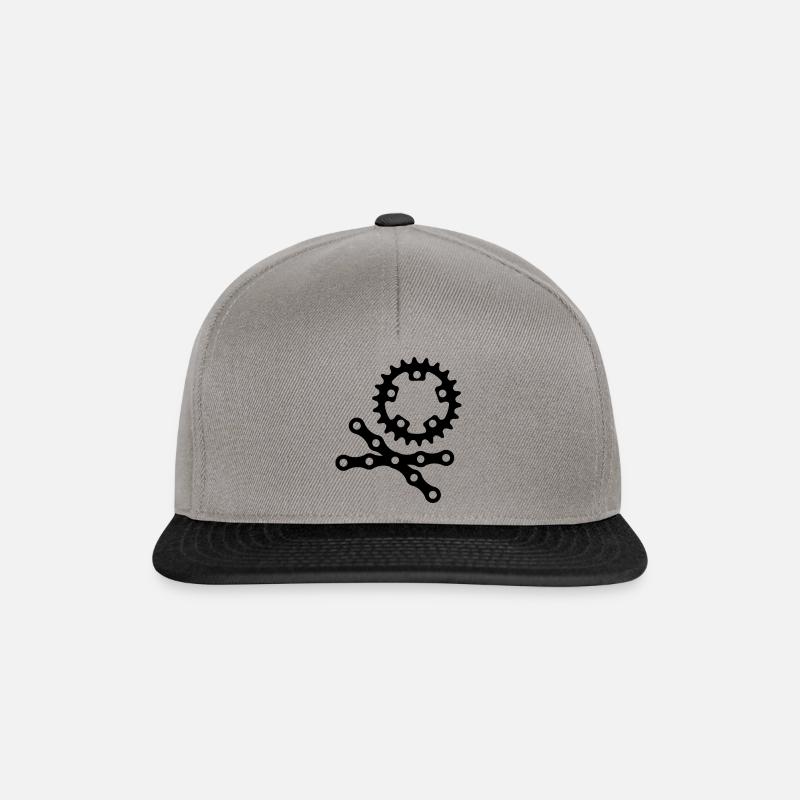 skull'n'chains - Snapback Cap - graphite/black