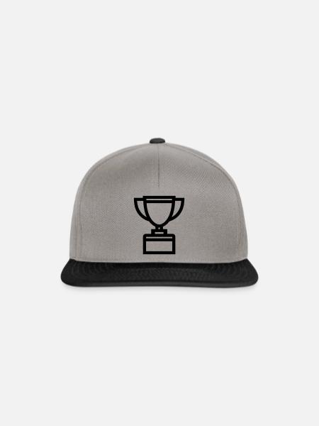 Trophäe - Snapback Cap - Graphit/Schwarz