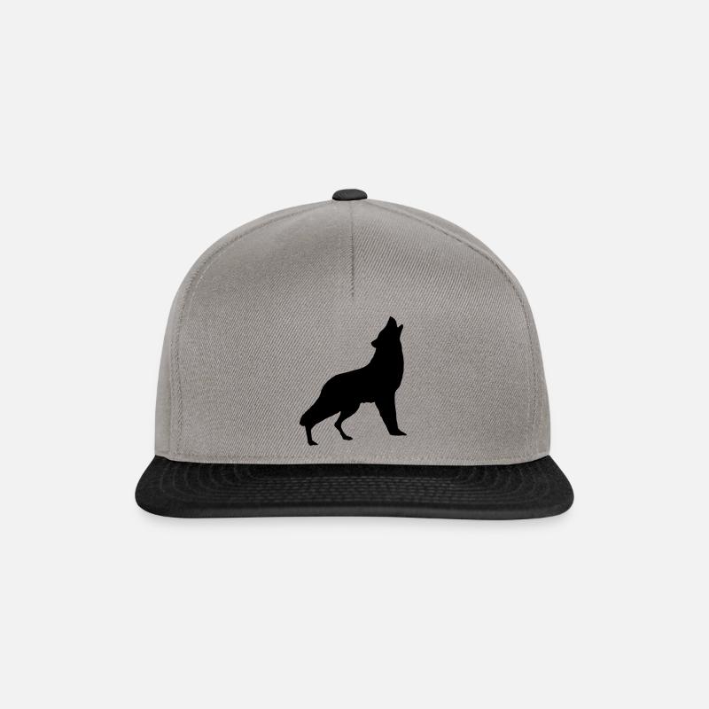 Wolf - Snapback Cap - Graphit/Schwarz
