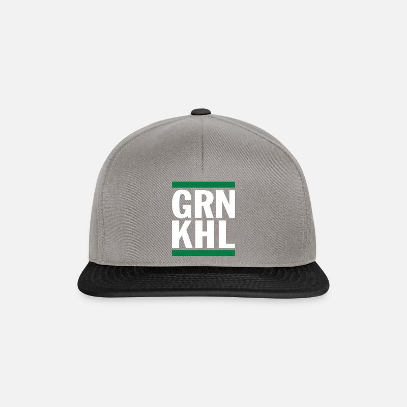 GRNKHL - Grünkohl - Snapback Cap - Graphit/Schwarz
