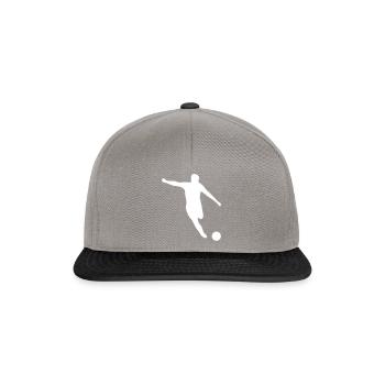 Kicker Schuss - Snapback Cap - Graphit/Schwarz - Vorne