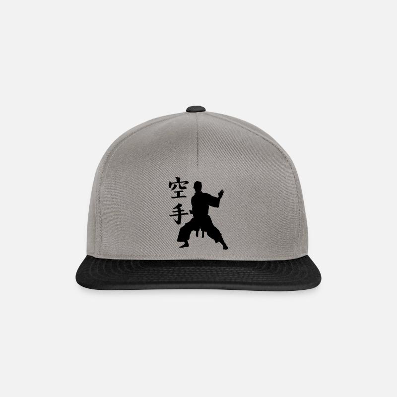 karate kanji speciale - Snapback Cap - Graphit/Schwarz