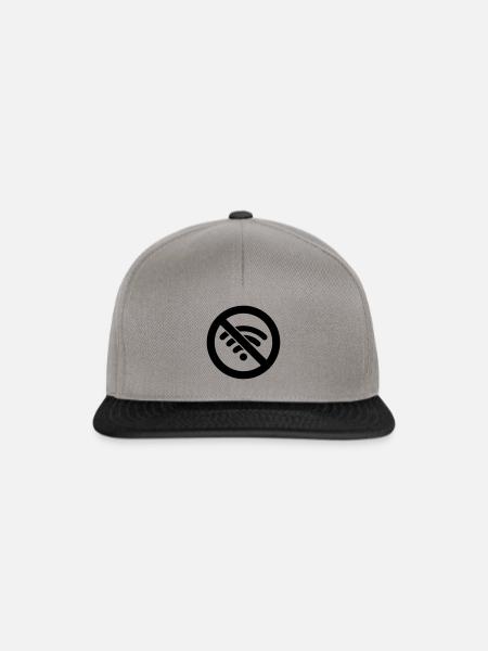 Kein Signal - Snapback Cap - Graphit/Schwarz