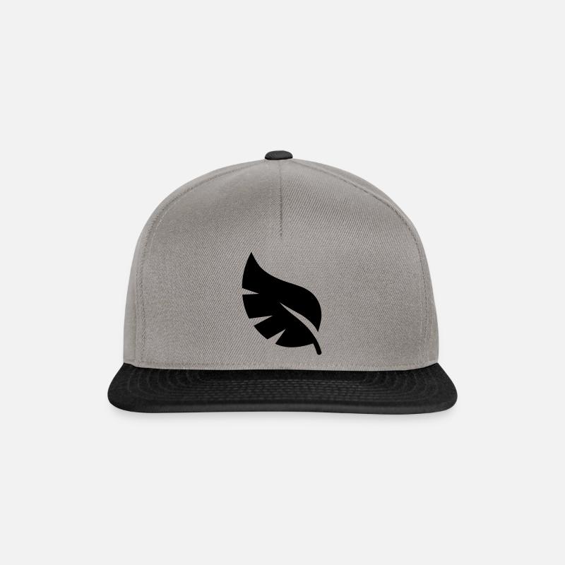 Leaf 10 - Snapback Cap - graphite/black