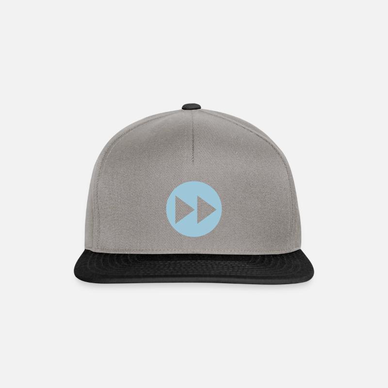 fast forward button fleche 24 - Snapback Cap - graphite/black
