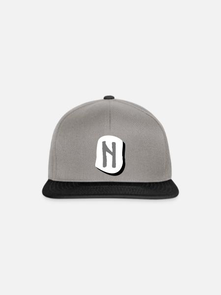 Rune Haglaz - Snapback Cap - Graphit/Schwarz