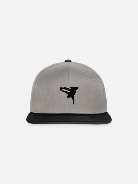Breakdancer, B-Boy - Snapback Cap - Graphit/Schwarz