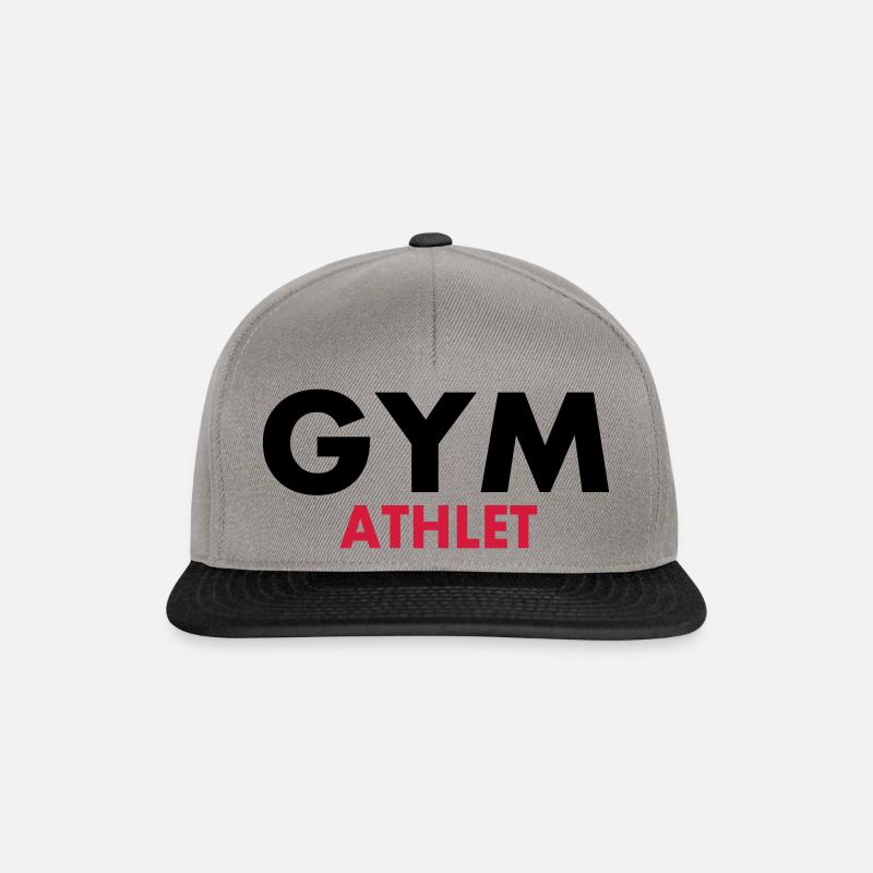 Gym Athlet - Snapback Cap - Graphit/Schwarz