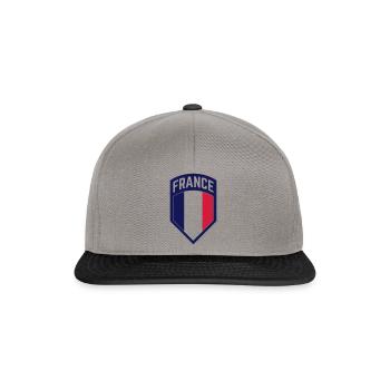 France-France - Casquette snapback - gris graphite/noir - Devant