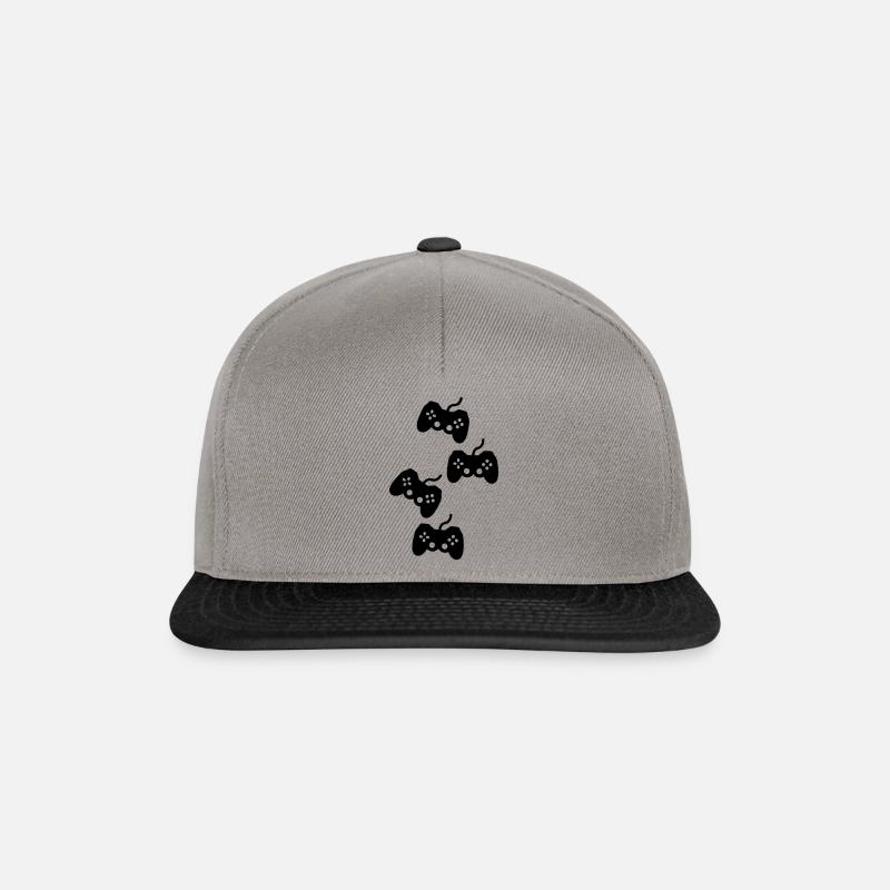 spiele - Snapback Cap - Graphit/Schwarz