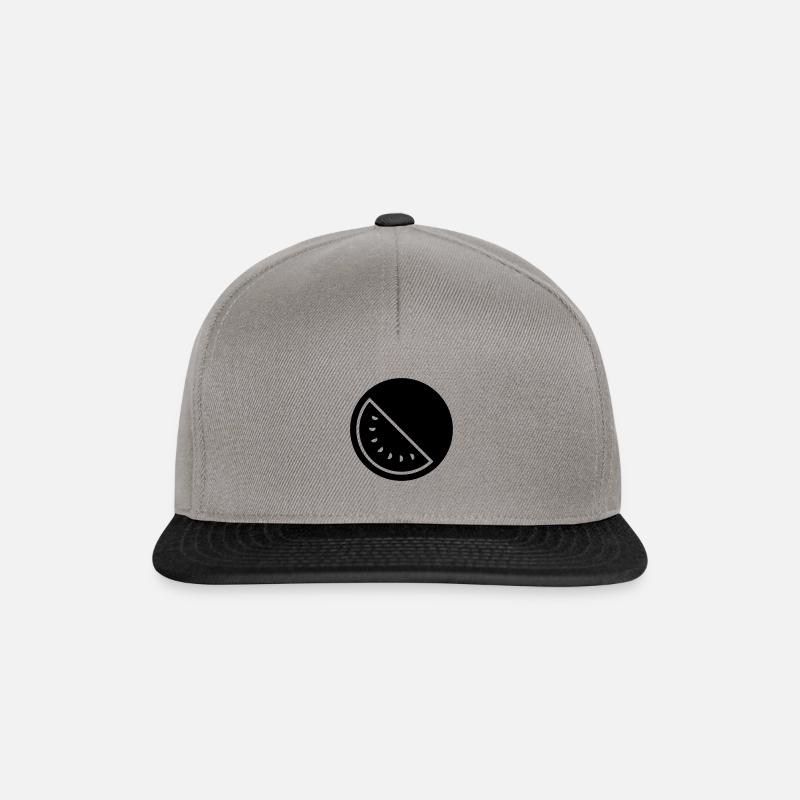 Watermelon - Snapback Cap - graphite/black