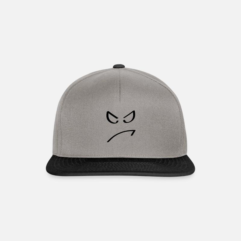face - Snapback Cap - graphite/black