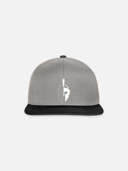 spartaner helm - Snapback Cap - Graphit/Schwarz