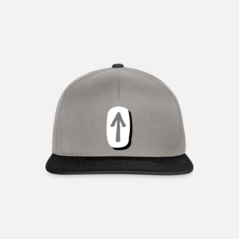 Rune Tiwaz - Snapback Cap - Graphit/Schwarz