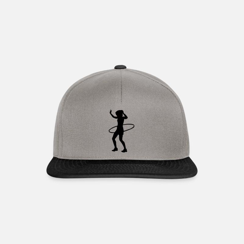sport hula hoop - Snapback Cap - Graphit/Schwarz