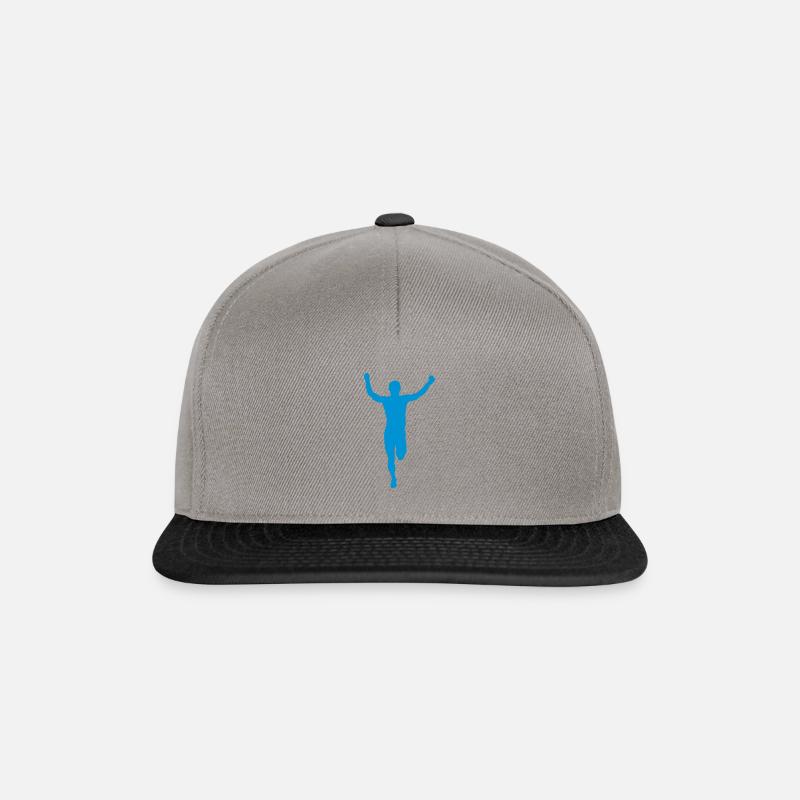 Marathon 7 - Snapback Cap - Graphit/Schwarz