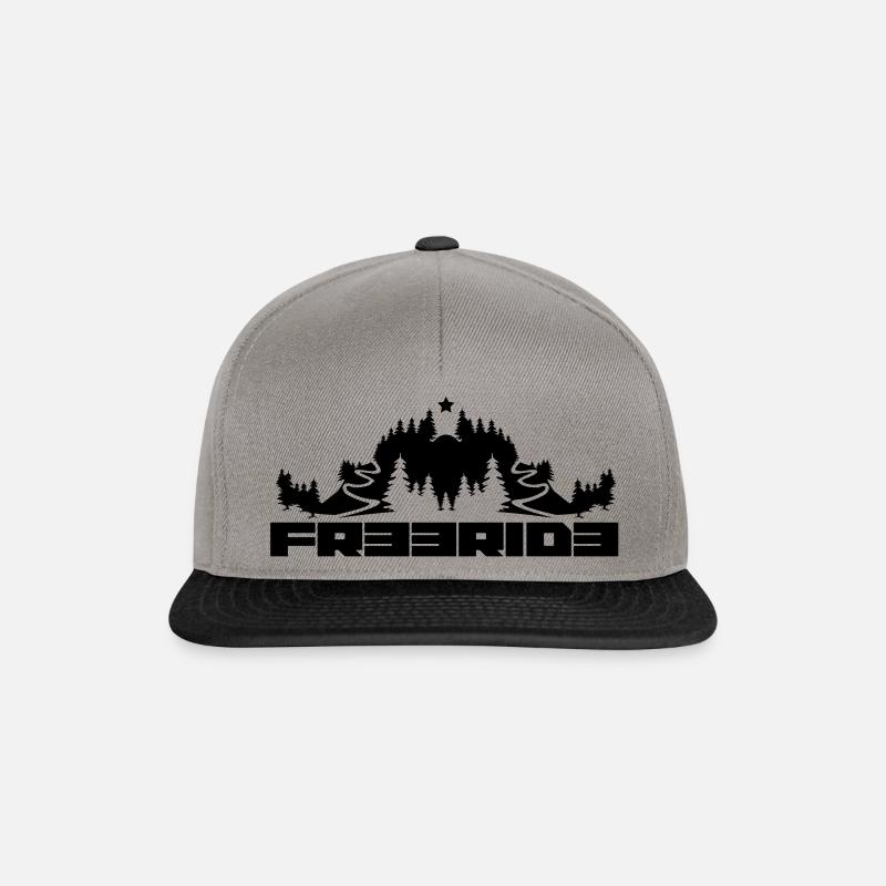 MTB Freeride - Snapback Cap - graphite/black