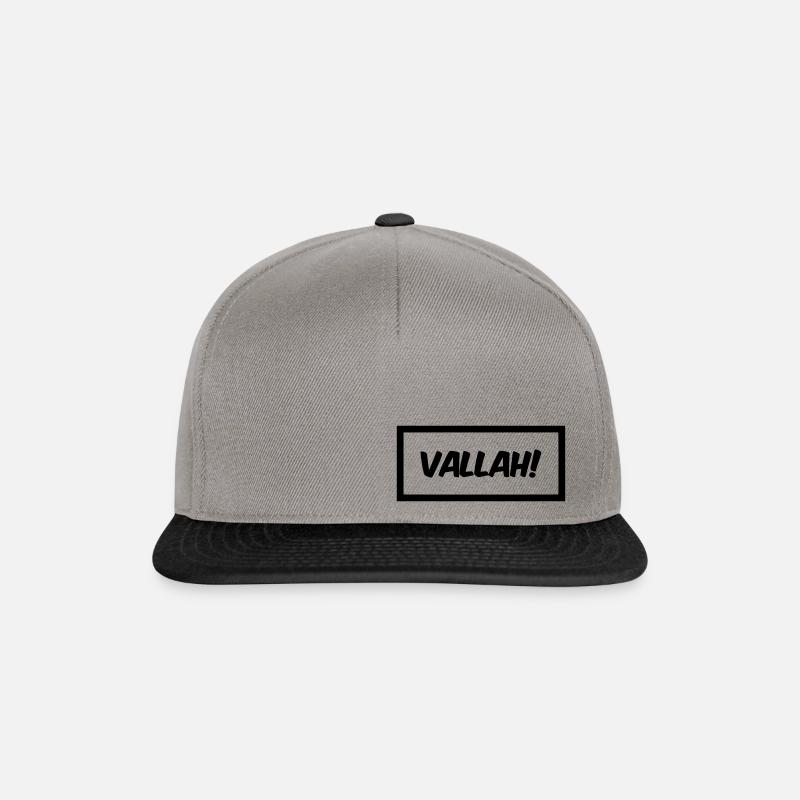 Vallah! BLK Box - Snapback Cap - Graphit/Schwarz