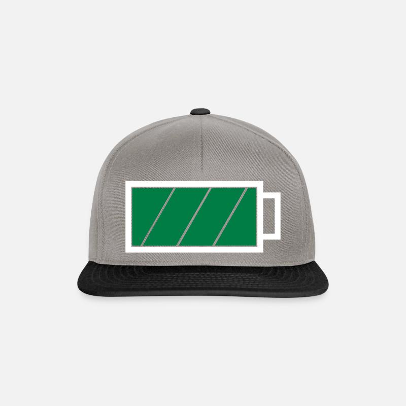 Pile pleine - Casquette snapback - gris graphite/noir