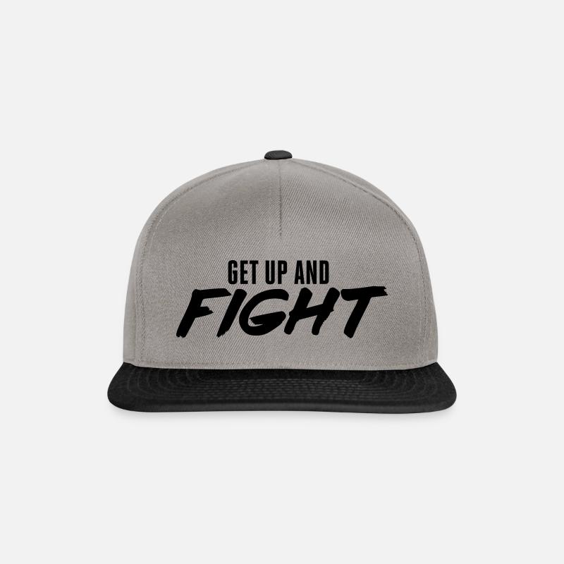 AUFSTEHEN UND KÄMPFEN - Snapback Cap - Graphit/Schwarz