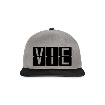 Vienne - Casquette snapback - gris graphite/noir - Devant