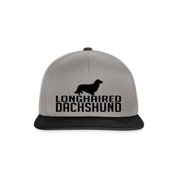 LONGHAIRED DACHSHUND Dogs Wilsigns - Snapback Cap - graphite/black - Front