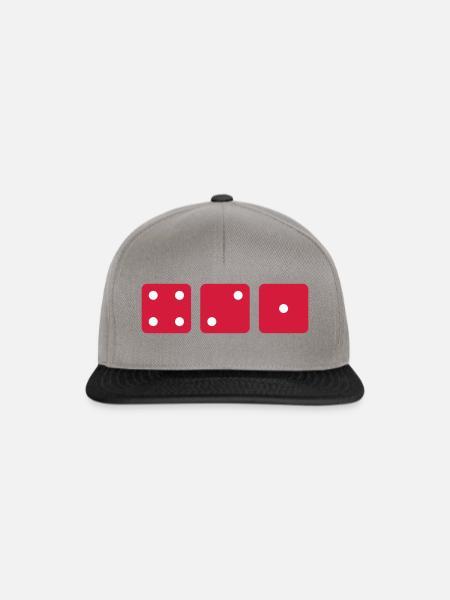 421 - Anpassbar - Snapback Cap - Graphit/Schwarz