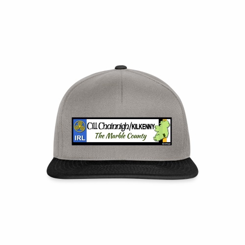 KILKENNY, IRELAND: licence plate tag style decal - Snapback Cap