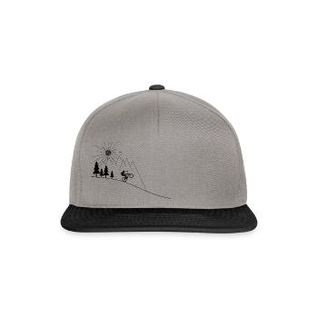 MTB Mountainbike Manual - Snapback Cap - graphite/black - Front