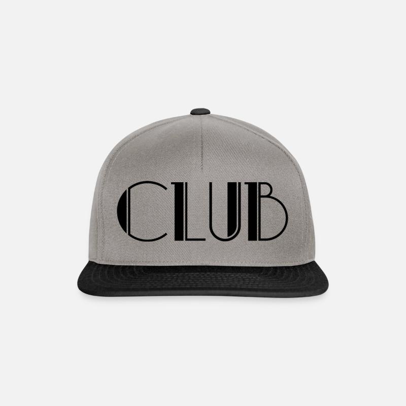 Club - Snapback Cap - Graphit/Schwarz