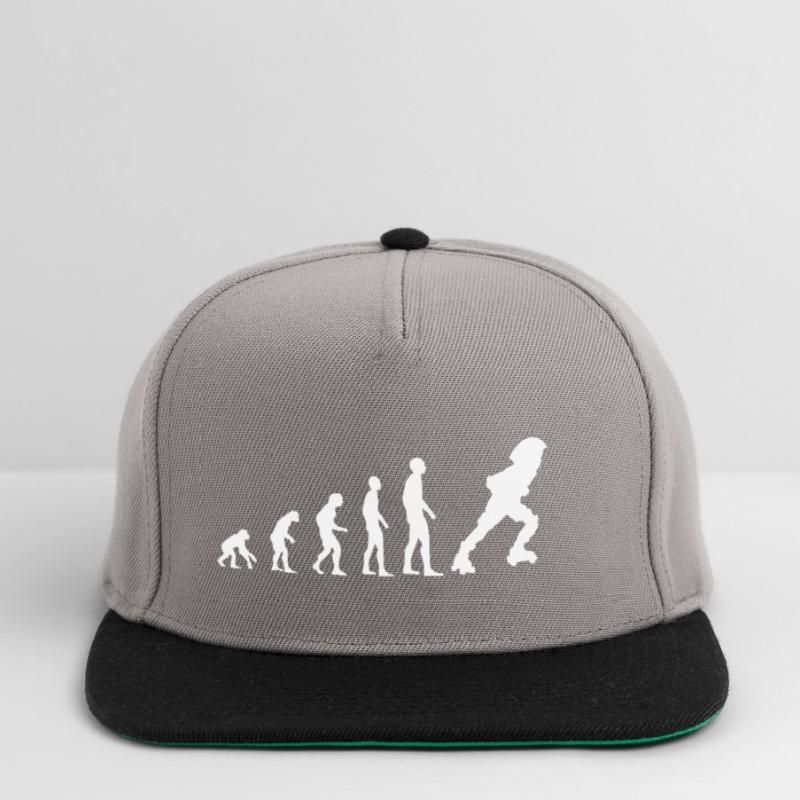monkey-roller evolution Snapback Cap