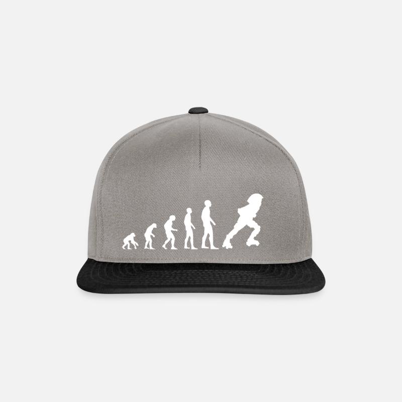 monkey-roller evolution - Snapback Cap - graphite/black